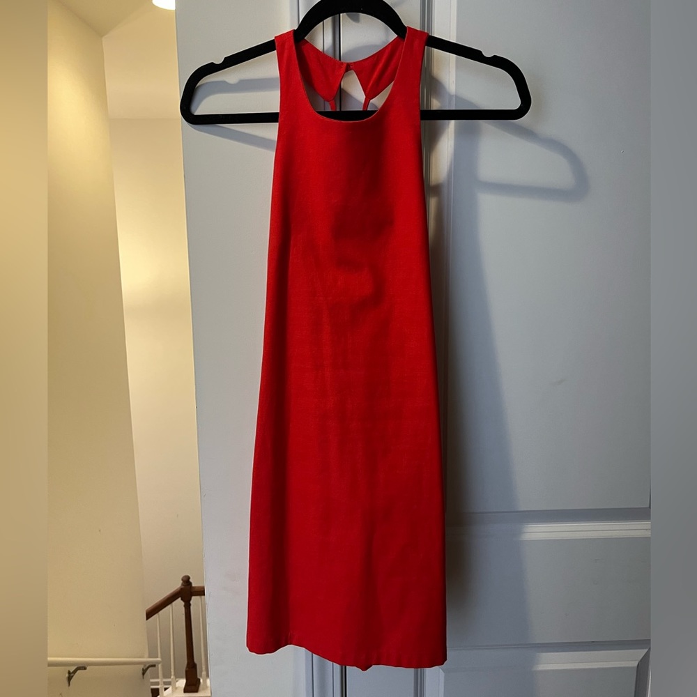 By the way red dress